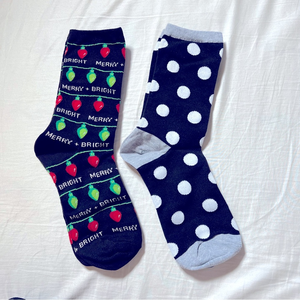 Men’s Holiday Sock Bundle (2 Pairs - Christmas & New Year’s)
